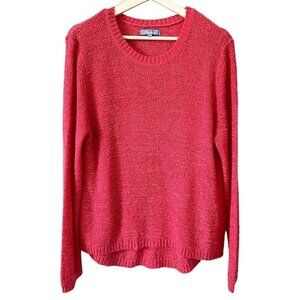 Penmans Long Sleeve Waffle Knit Sweater Pink Size L